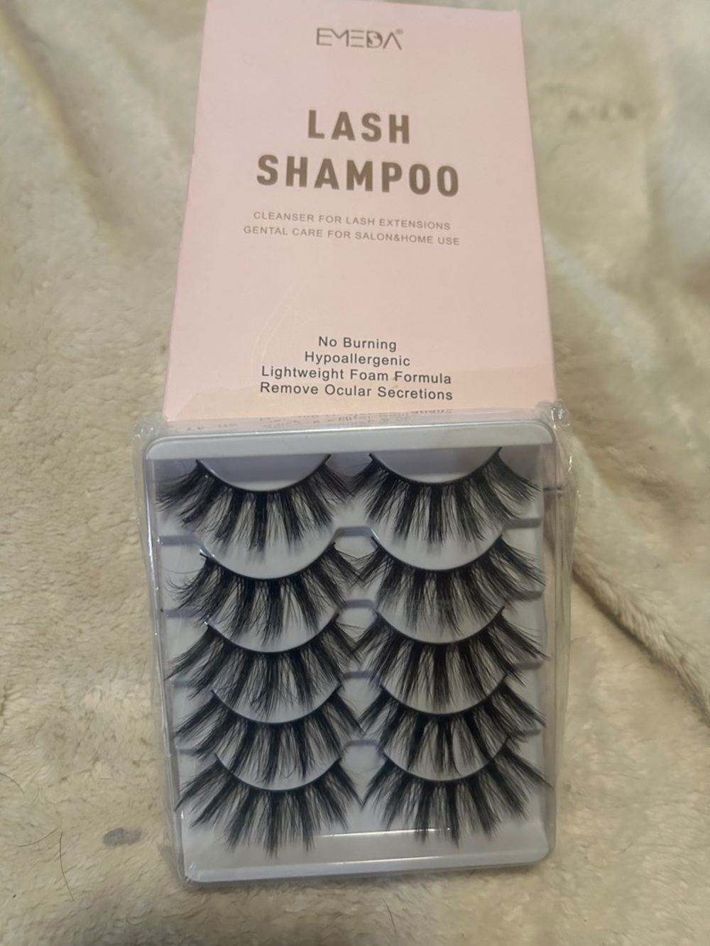 Lash Shampoo & False Lashes Set - Black